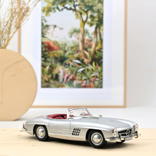 Mercedes‑Benz 300 SL Roadster 1957 – Silver – 1:18 Norev