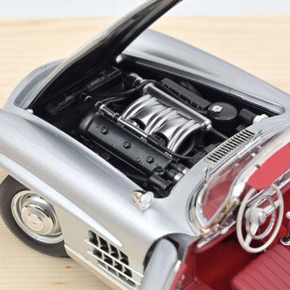 Mercedes‑Benz 300 SL Roadster 1957 – Silver – 1:18 Norev