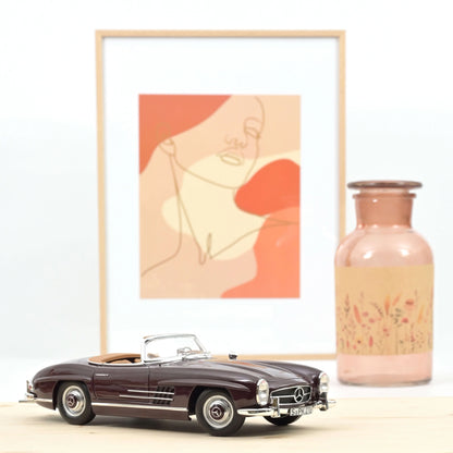 Mercedes-Benz 300 SL Roadster 1957 – Red – Norev