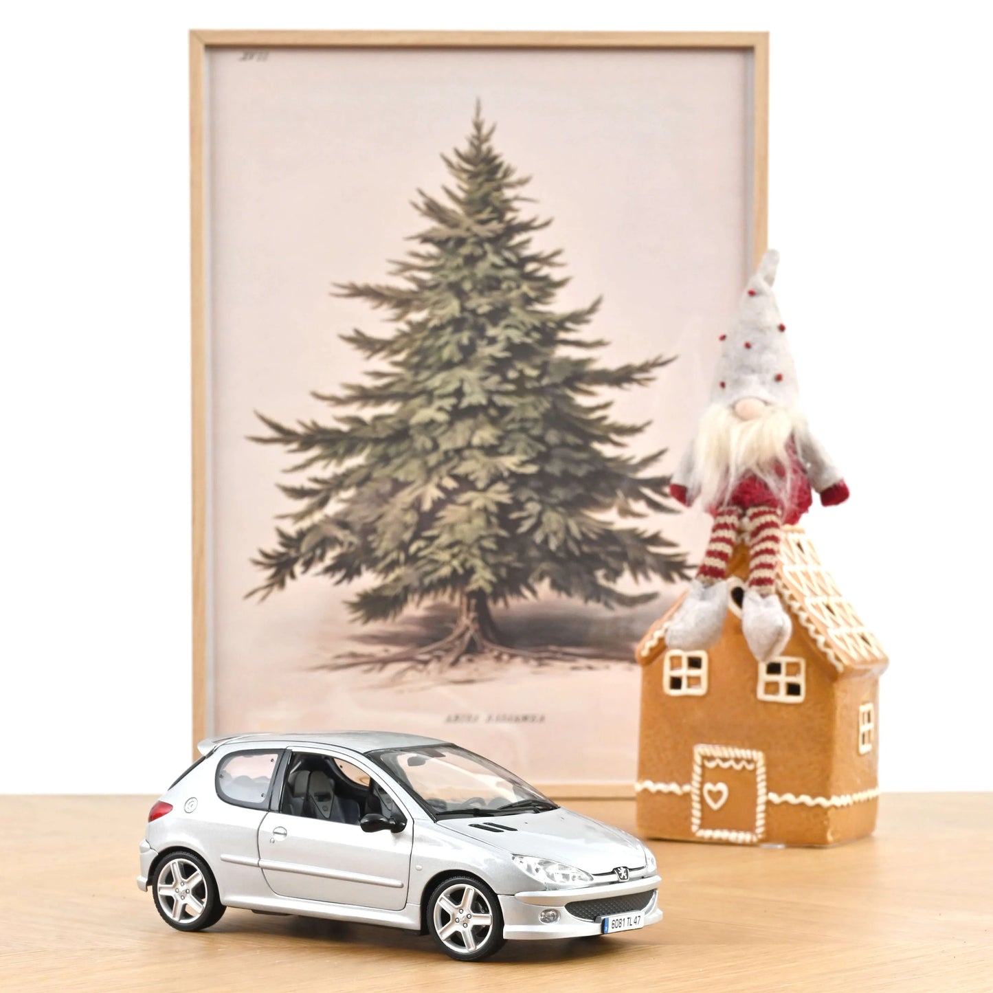 Peugeot 206 RC 2003 – Aluminium Silver – Norev