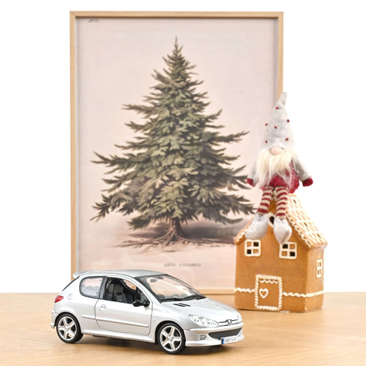 Peugeot 206 RC 2003 – Aluminium Silver – Norev