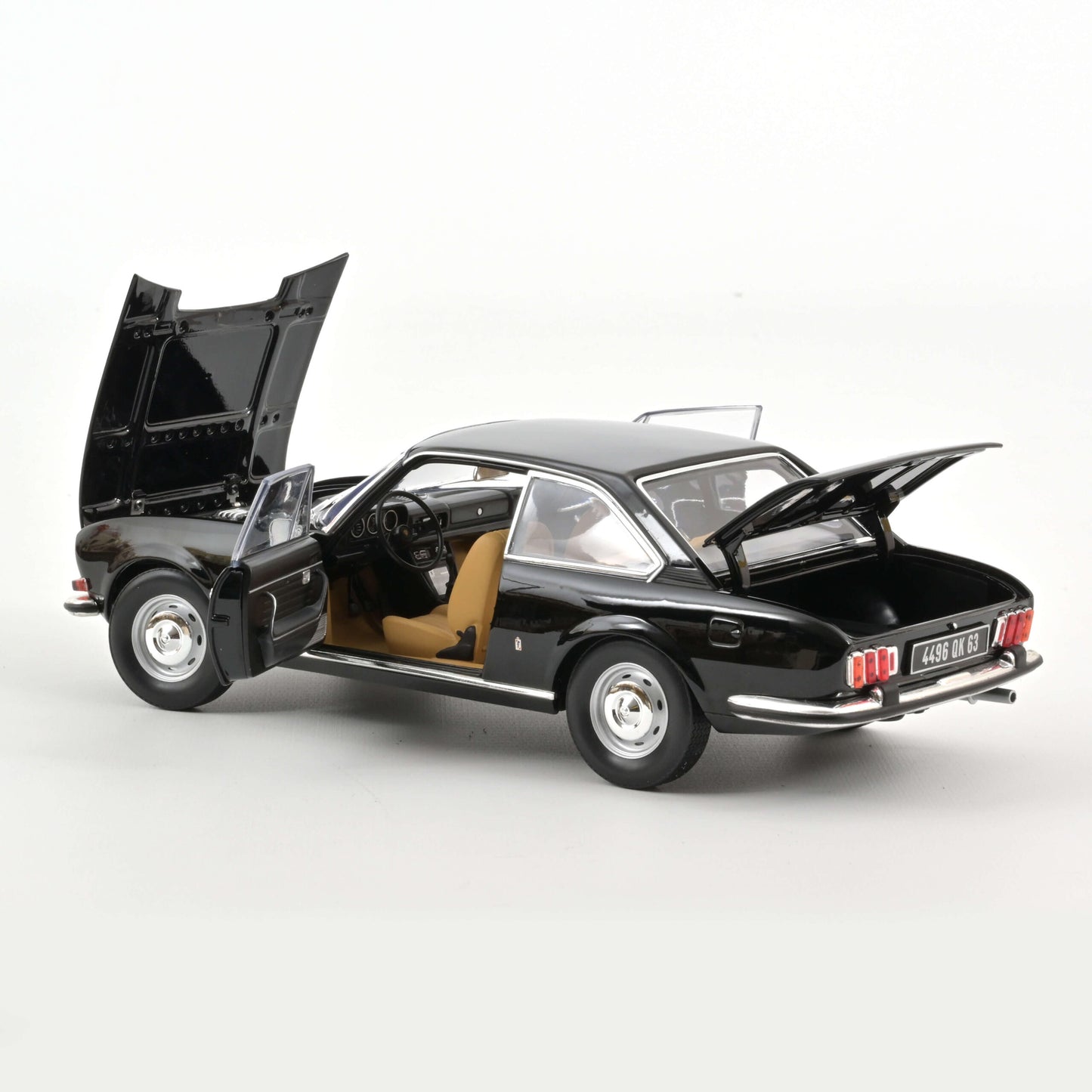 Peugeot 504 Coupé 1972 – Black – Norev