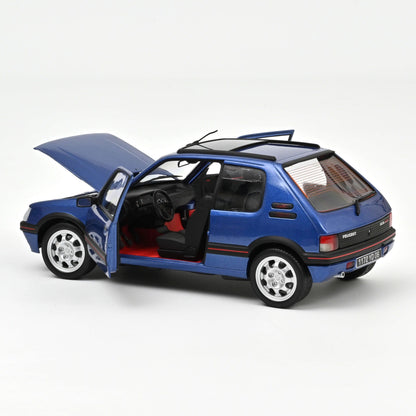 Peugeot 205 GTi 1.9 (sunroof) 1992 – Miami Blue – Norev