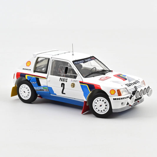 Peugeot 205 T16 1985 Monte‑Carlo Rally #2 – Ari Vatanen – Norev