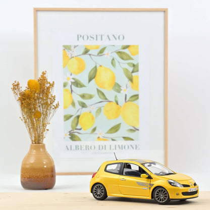 Renault Clio R.S. F1 Team 2007 Sirius Yellow – 1:18 Die‑Cast Norev
