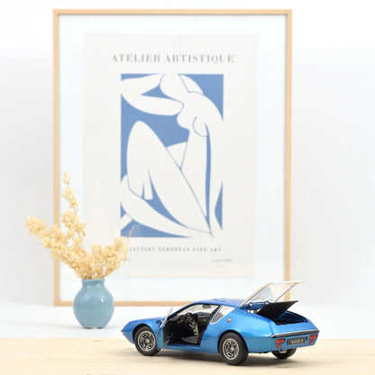 Alpine A310 1600 VE 1972 Alpine Blue – Die‑Cast Norev