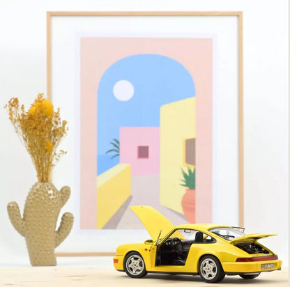 Porsche 911 Carrera 2 (964) 1992 – Yellow – Norev