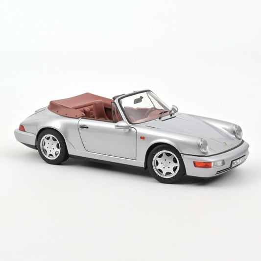 Porsche 911 Carrera 2 Cabriolet (964) 1990 – Silver – Norev
