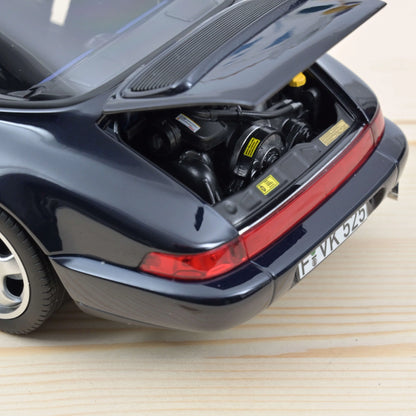 Porsche 911 Carrera 4 Targa – 1991 – Blue Metallic – 1:18 – Norev