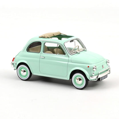 Fiat 500 L 1968 – Pastel Blue w/ Special “Birth Pack” – Norev