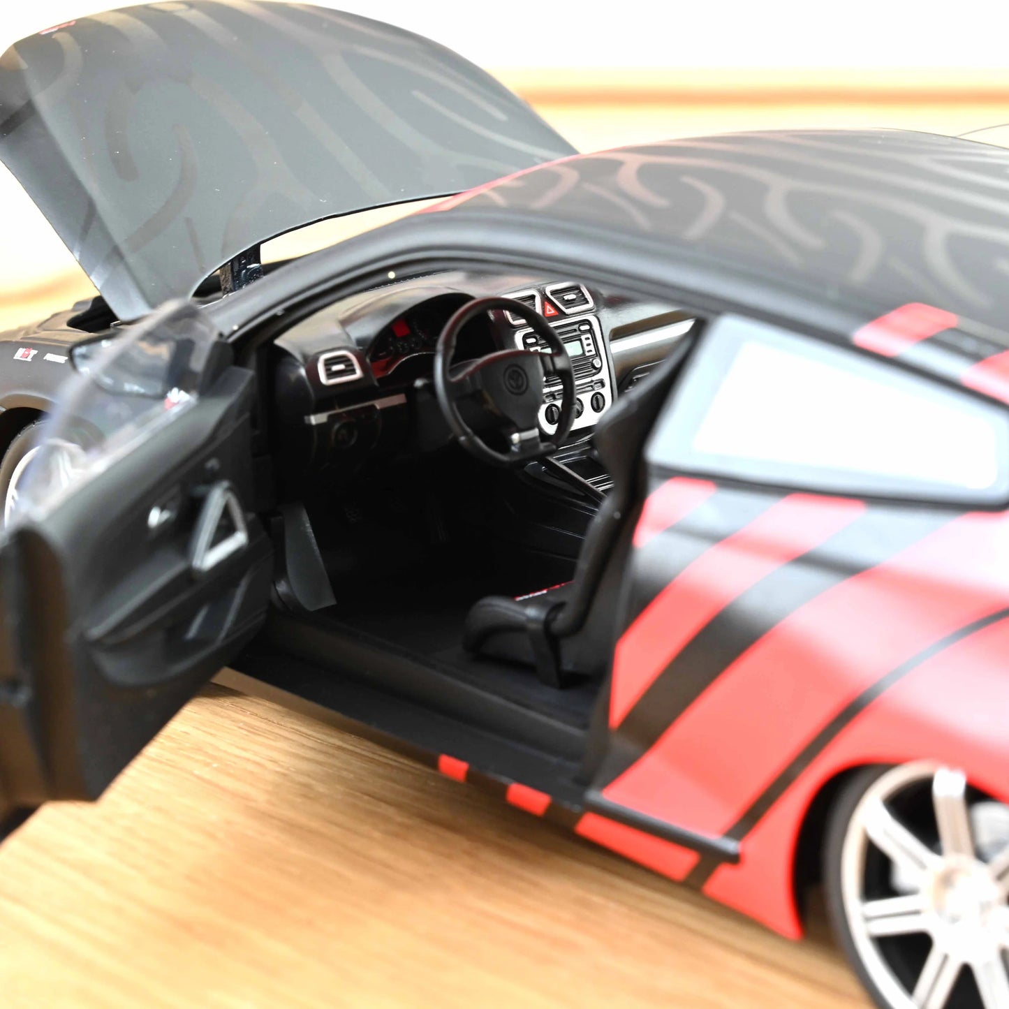 VW Scirocco CESAM PTRS 2009 Black/Red – Norev