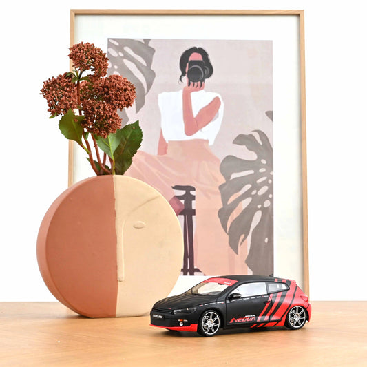VW Scirocco CESAM PTRS 2009 Black/Red – Norev