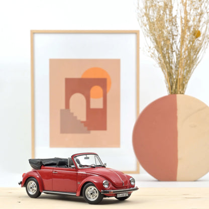 VW 1303 Cabriolet 1976 Red – Die‑Cast Norev (Limited 200 pcs)