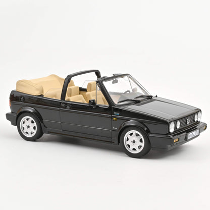 VW Golf Cabriolet 1992 Black 1:18 – Norev