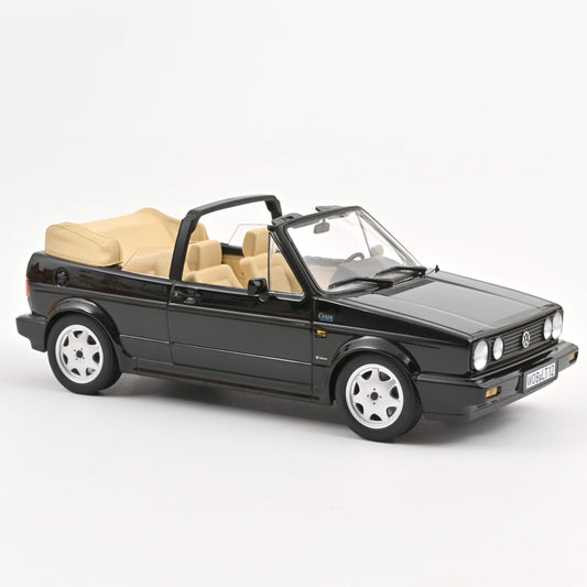 VW Golf Cabriolet 1992 Black 1:18 – Norev