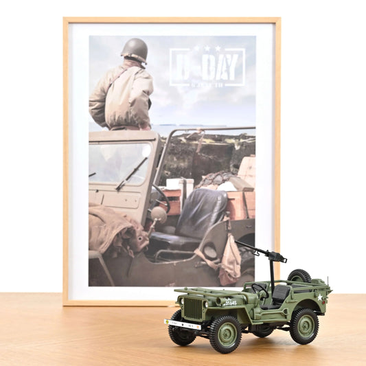 Jeep Army 1944 D‑Day 1:18 – Norev