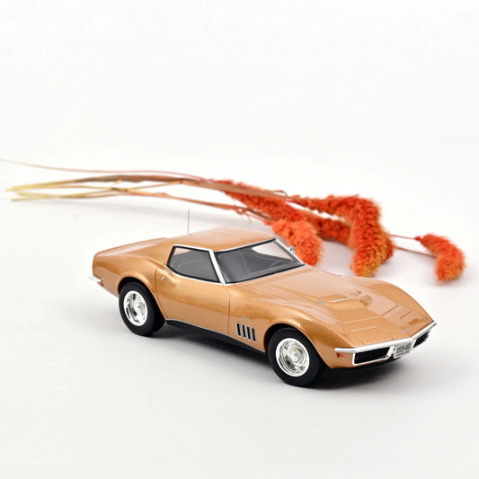 Chevrolet Corvette Coupe 1969 Metallic Gold – Norev