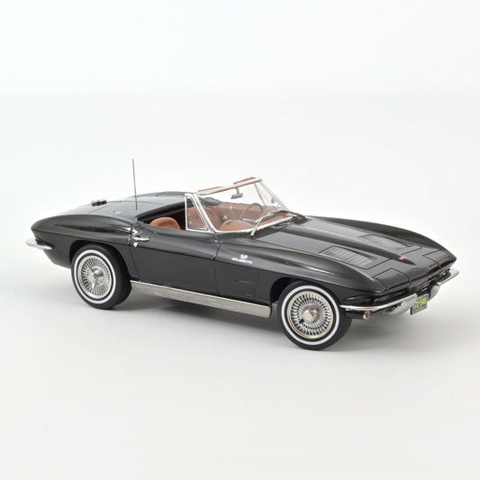 Chevrolet Corvette Sting Ray Cabriolet 1963 Black – Norev