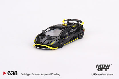Lamborghini Huracán STO – Nero Noctis – MiniGT