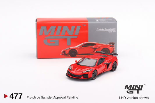 Chevrolet Corvette Z06 2023 – Torch Red – Mini GT 1:64