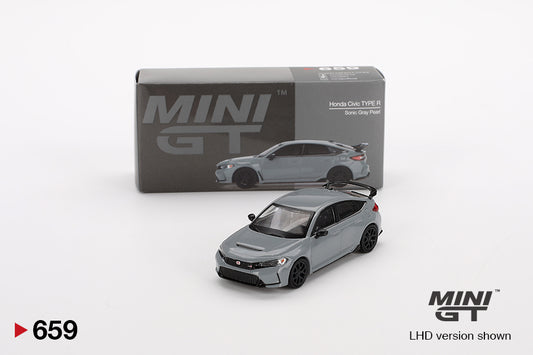 Honda Civic Type R 2023 – Sonic Gray Pearl – MiniGT