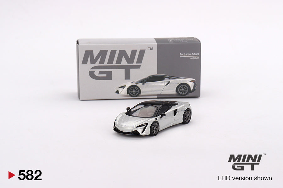McLaren Artura Ice Silver – MiniGT