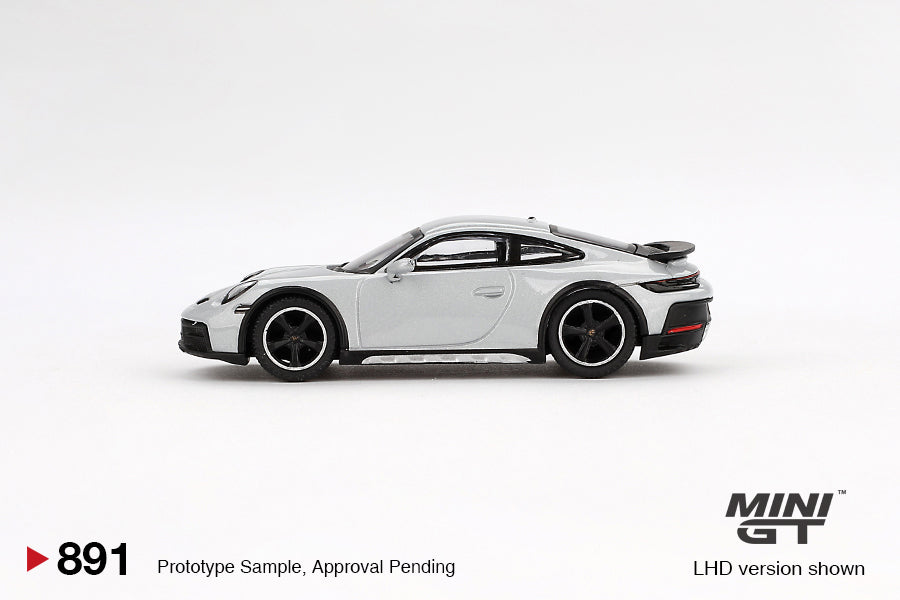 Porsche 911 Dakar Ice Gray Metallic 1:64 Mini GT