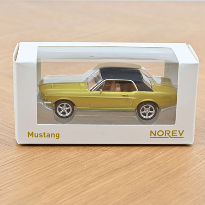 Ford Mustang Coupe 1968 Gold – Die‑Cast Norev (Jet-Car)
