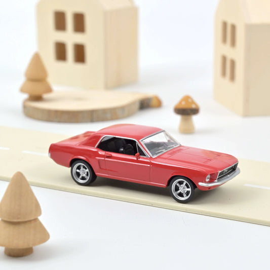 Ford Mustang 1968 Red – Norev Jet‑Car
