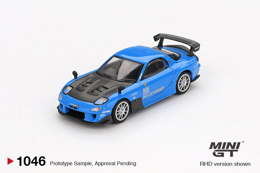 Mazda RX-7 RE-Amemiya 20B NA 3ROTOR-7 “Ama-san Go” 1:64 Mini GT
