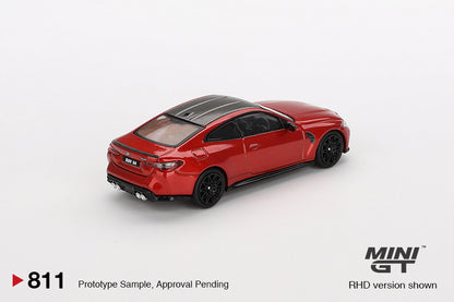 BMW M4 Competition G82 Sakhir Orange 1:64 Mini GT