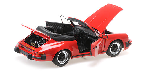 PORSCHE 911 CARRERA CABRIOLET 3.2 – 1983 – RED