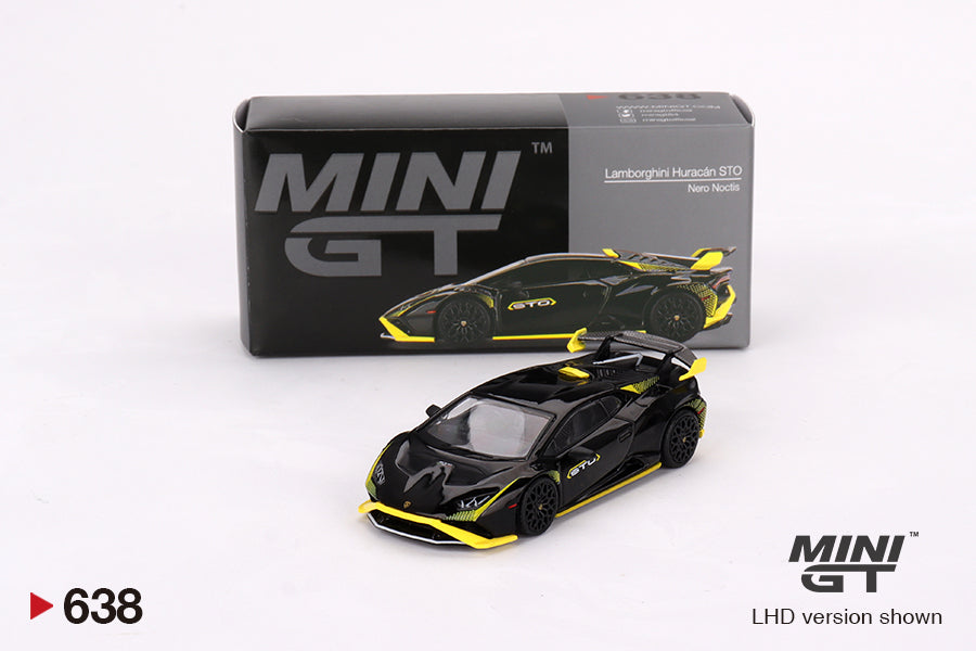 Lamborghini Huracán STO – Nero Noctis – MiniGT