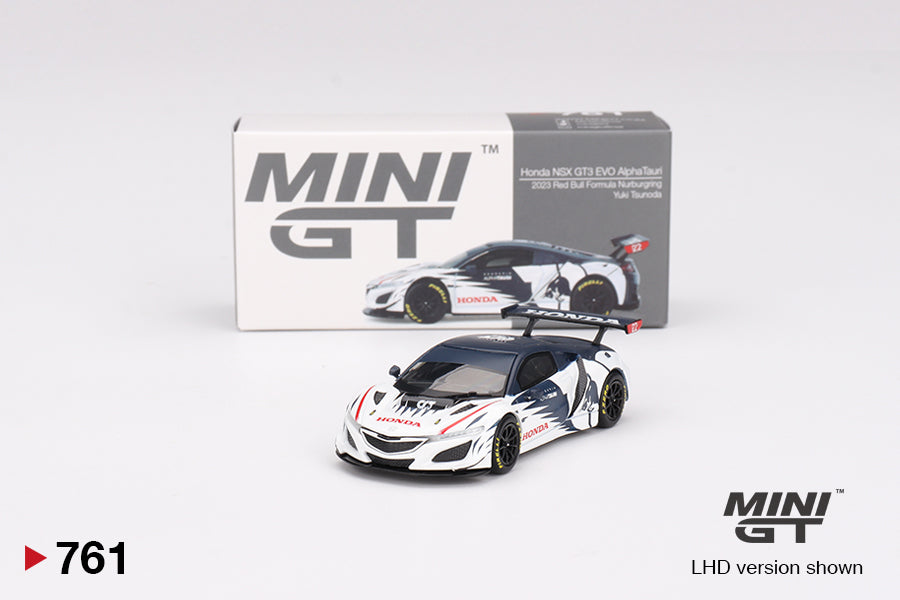 Honda NSX GT3 EVO – AlphaTauri Yuki Tsunoda 2023 Red Bull Nürburgring – MiniGT