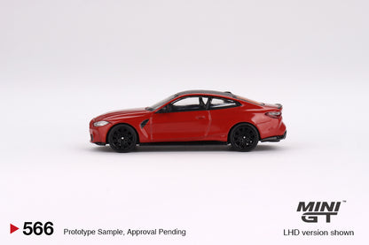 BMW M4 Competition (G82) – Toronto Red Metallic – 1:64 – Mini GT