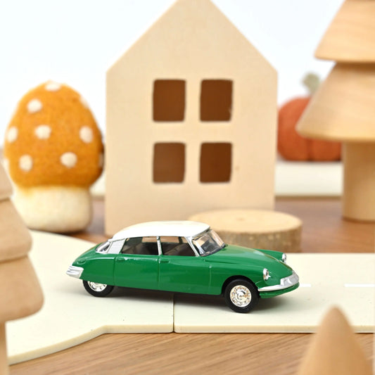 Citroën DS 19 1958 Green & White Roof – Norev Minijet