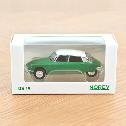Citroën DS 19 1958 Green & White Roof – Norev Minijet