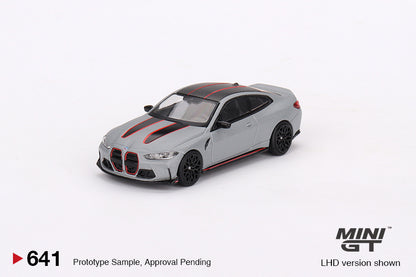 BMW M4 CSL – Frozen Brooklyn Grey Metallic – MiniGT