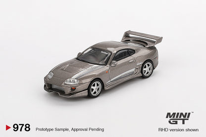 Toyota Supra VeilSide Combat V-II Combat Grey 1:64 Mini GT