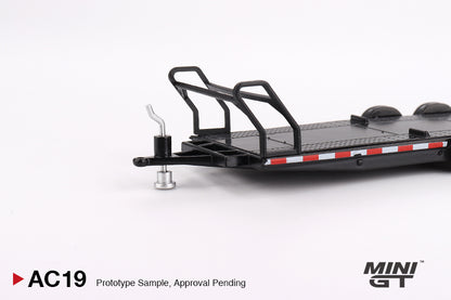 Car Hauler Trailer – Black – MiniGT
