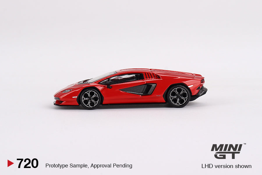 Lamborghini Countach LPI 800-4 – 2024 – Rosso Mars – 1:64 – Mini GT (MiJo Exclusives)