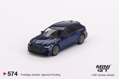 ABT Audi RS6‑R Navarra Blue Metallic – MiniGT