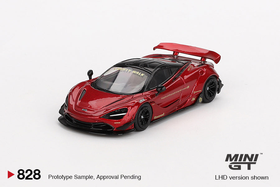 McLaren 720S LB Works Gem Red 1:64 Mini GT