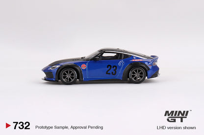 Nissan Z LB★NATION WORKS – Seiran Blue – 1:64 – Mini GT
