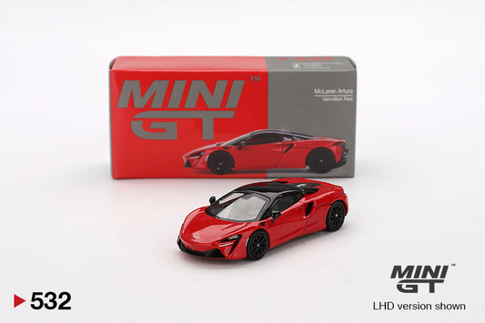 McLaren Artura Vermillion Red LHD – MiniGT 1/64