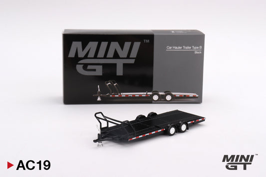 Car Hauler Trailer – Black – MiniGT