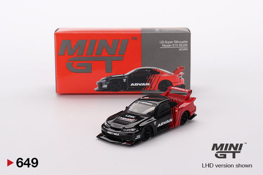 Nissan LB-Super Silhouette S15 Silvia – ADVAN – 1:64 – Mini GT