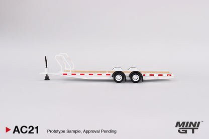 Car Hauler Trailer Type C – White – MiniGT