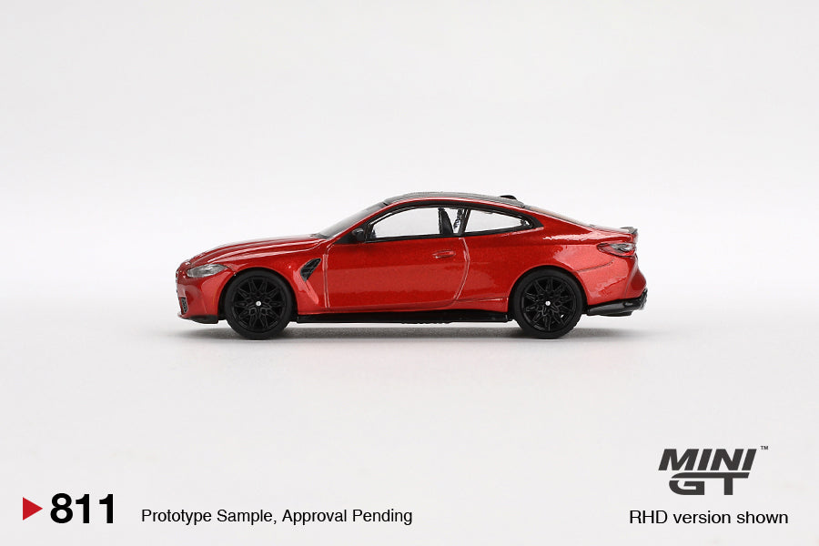 BMW M4 Competition G82 Sakhir Orange 1:64 Mini GT
