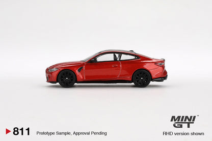 BMW M4 Competition G82 Sakhir Orange 1:64 Mini GT